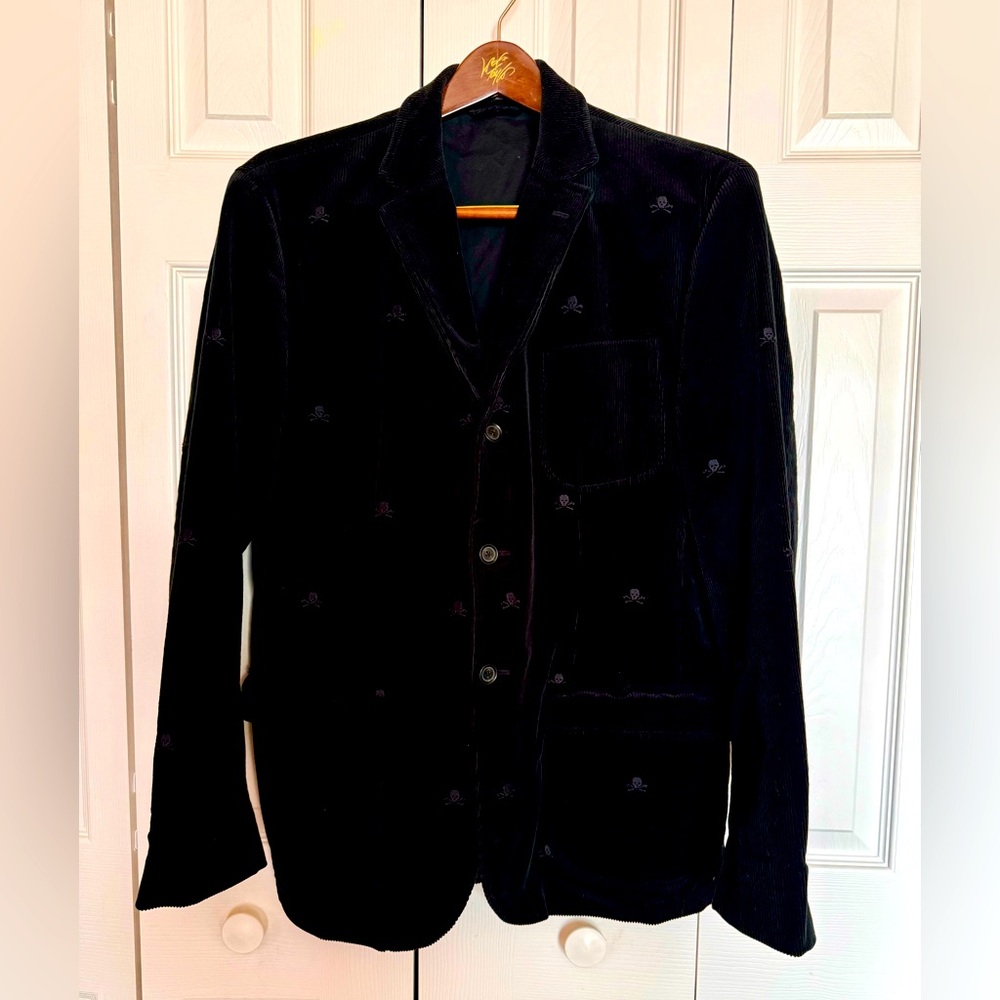 Ralph Lauren Rugby Skull & Crossbones Corduroy Jacket- Large